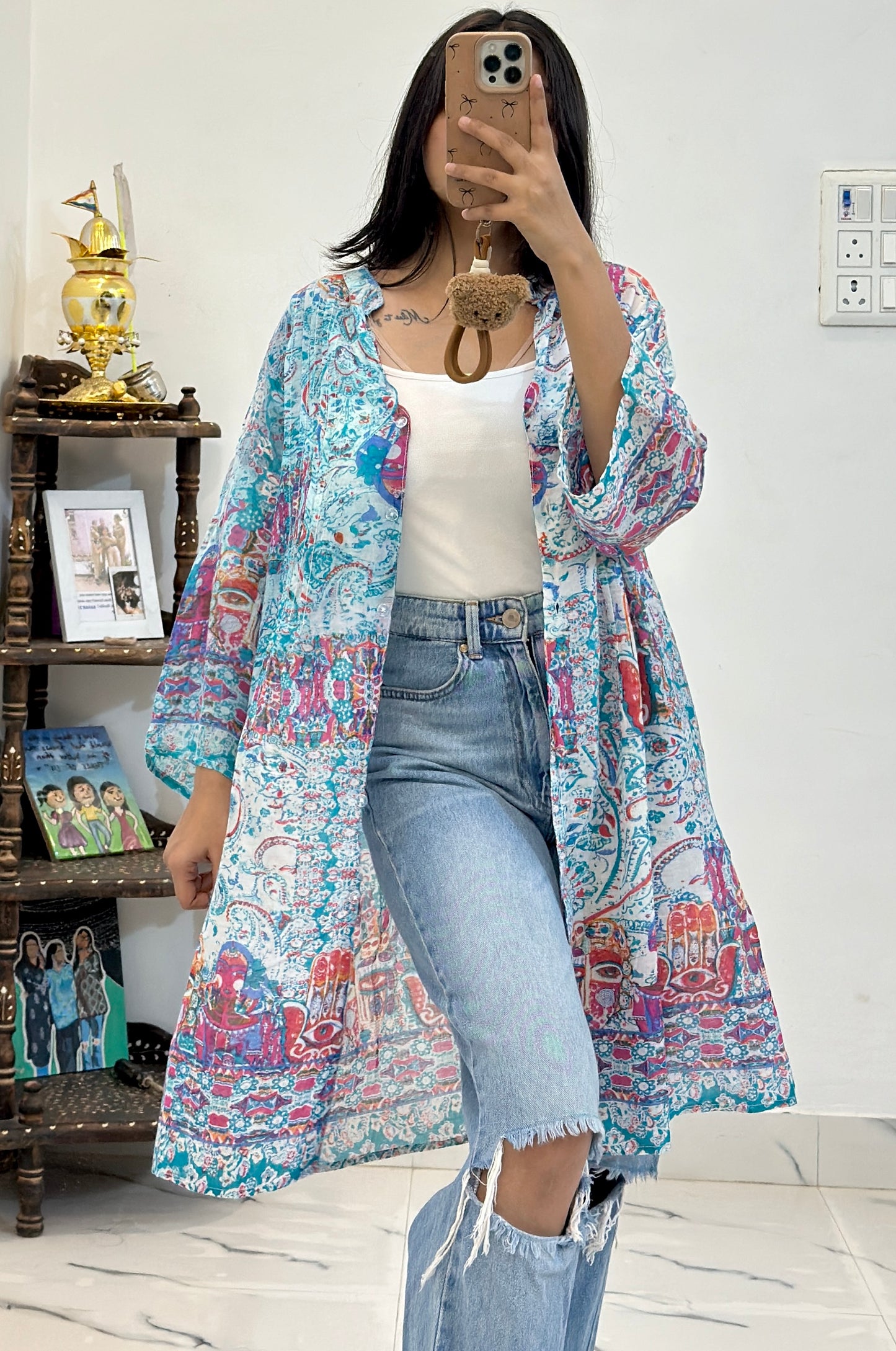Oversized long shirt (42-44)