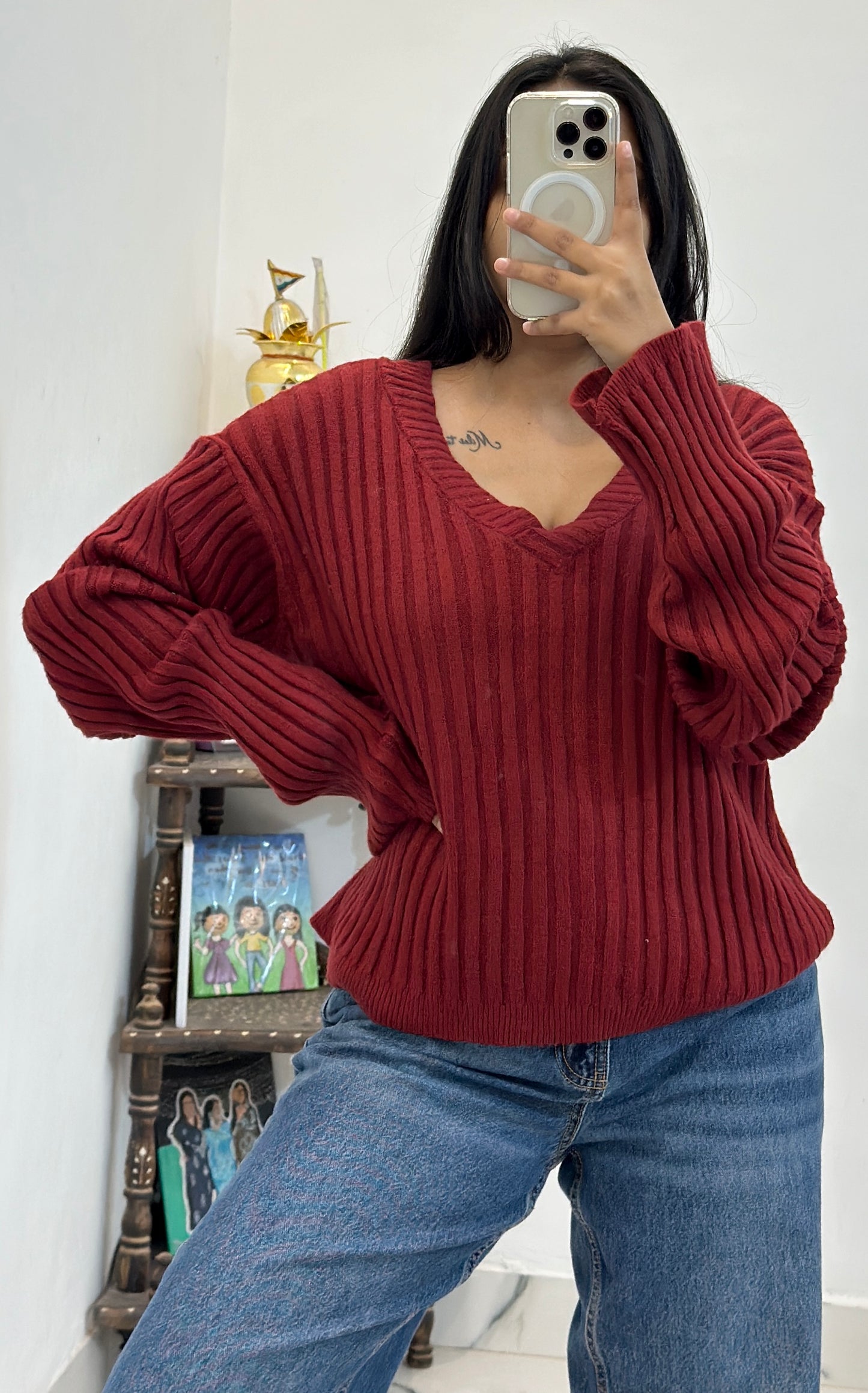 Oversized Korean sweater (46-48)