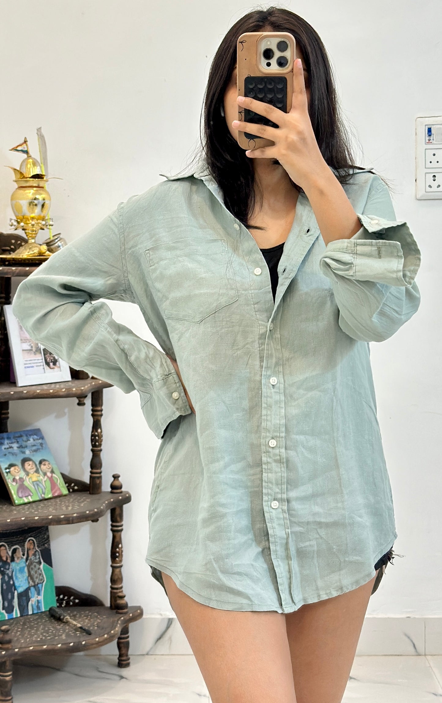 Linen shirt (34-36)