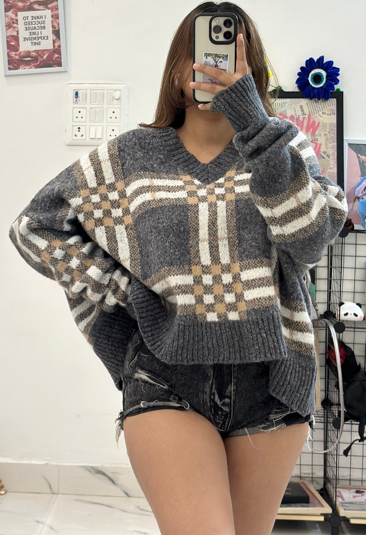 Oversized Korean sweater (upto 50)