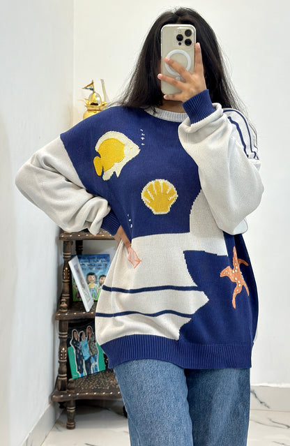 oversized Korean sweater (42-44)