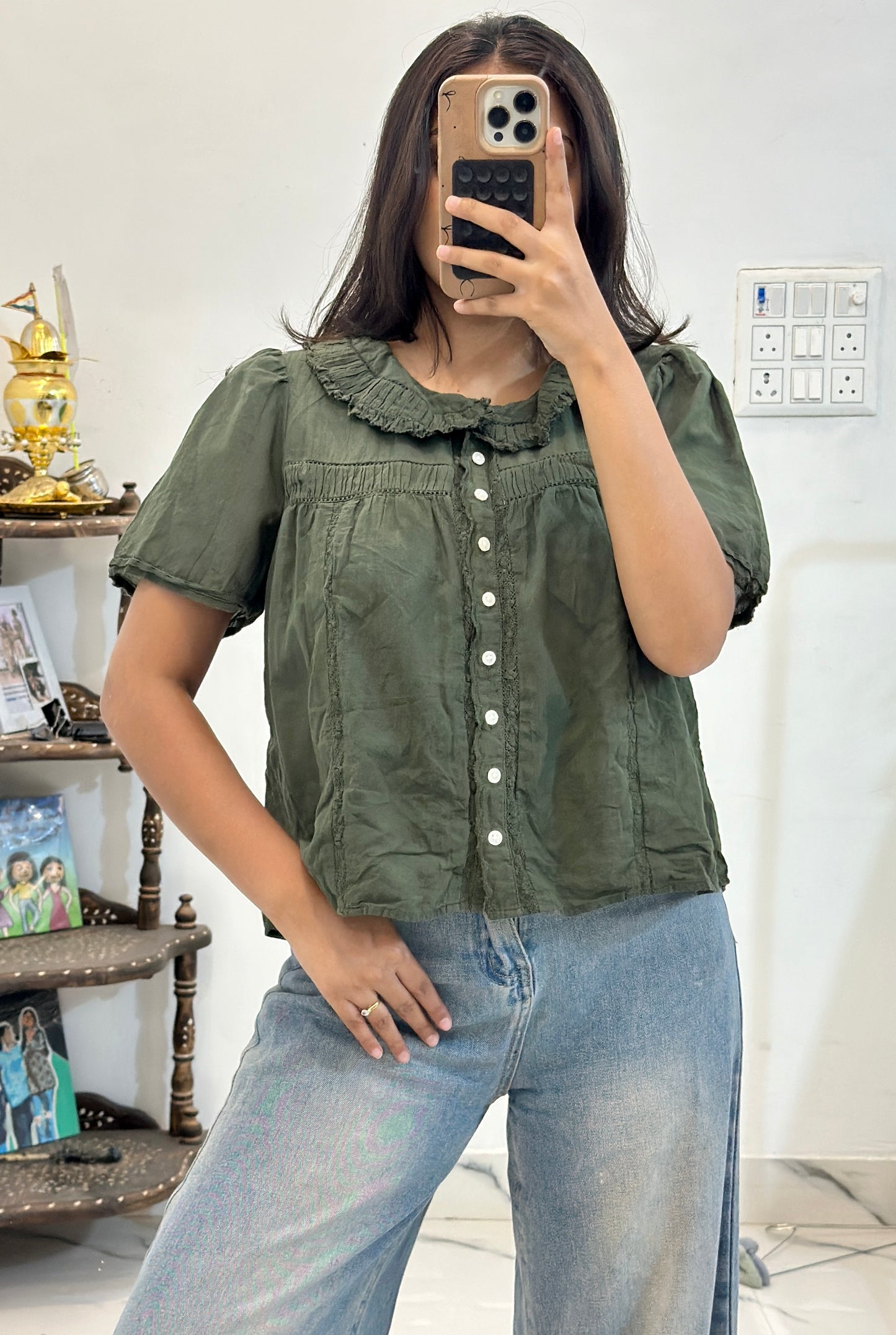 Pretty cotton top (36-38)