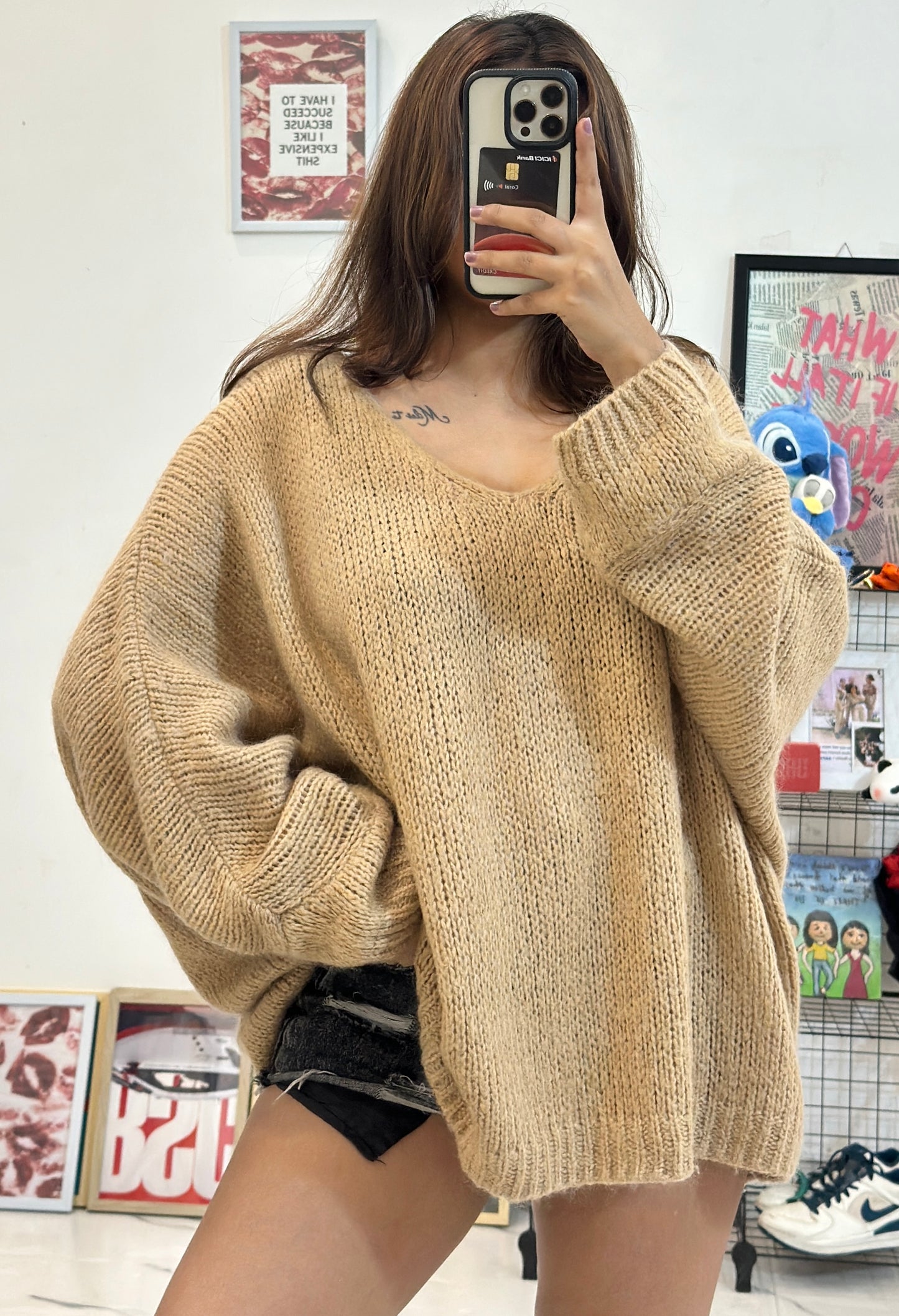 Oversized korean sweater (48-50)