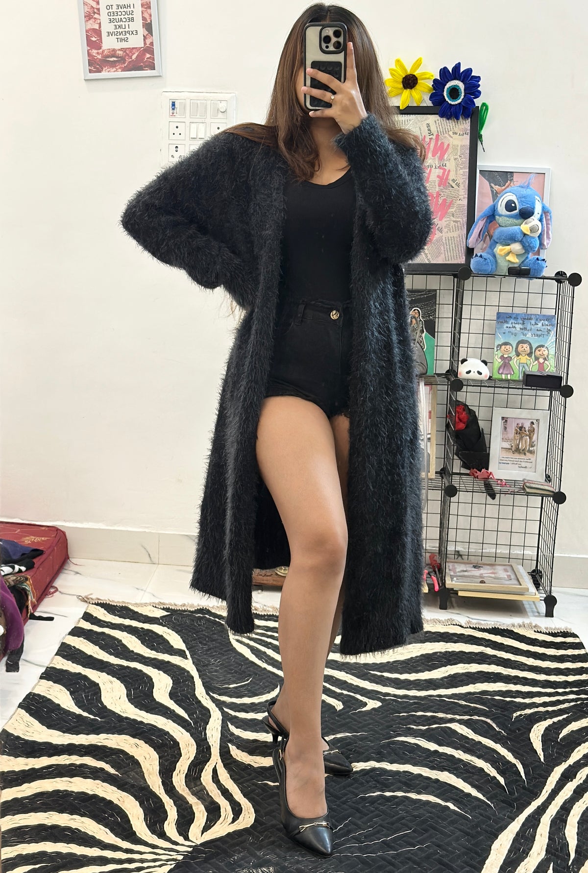 Oversized long shrug (40-42)