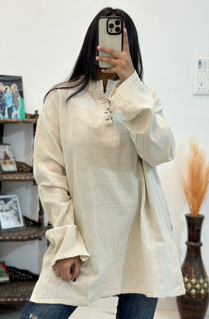 Oversized linen kurta (42-44)