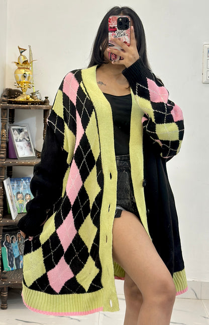 Korean oversized cardigan (50-52)