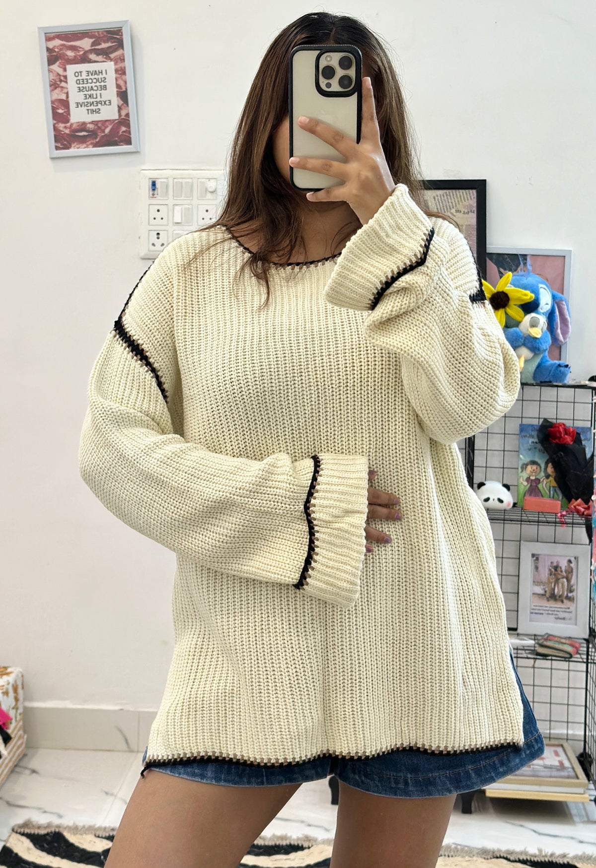 Oversized Korean sweater (42-44)