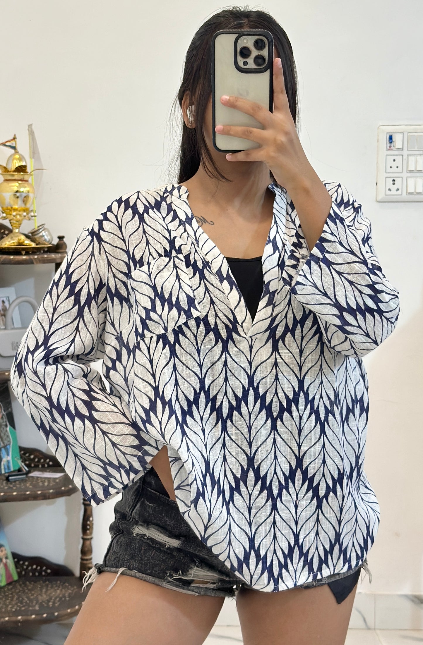 Oversized cotton top (40-42)