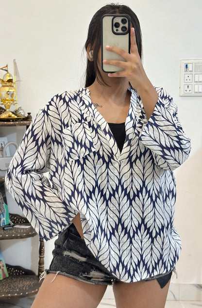 Oversized cotton top (40-42)