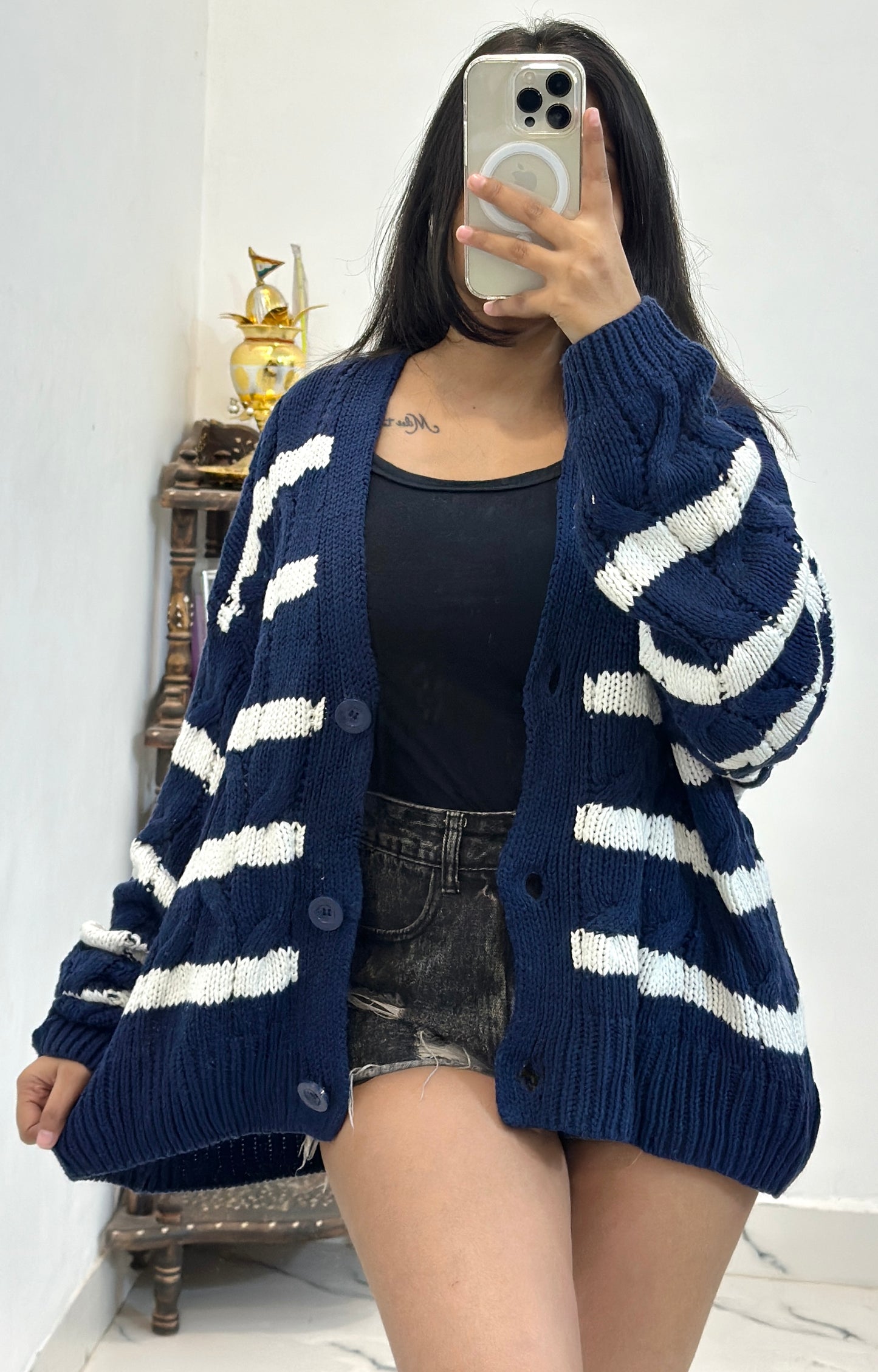 Korean oversized cardigan (48-50)