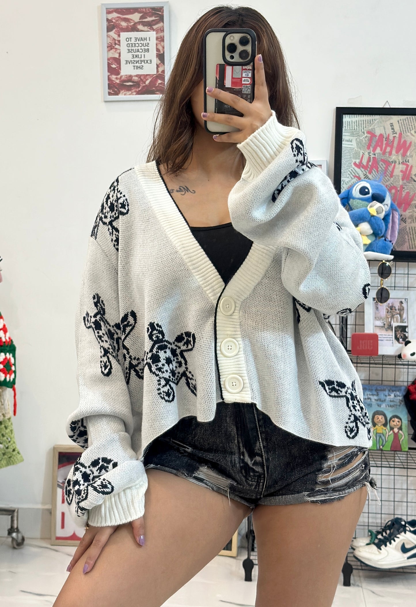 Oversized Korean cardigan (48-50)
