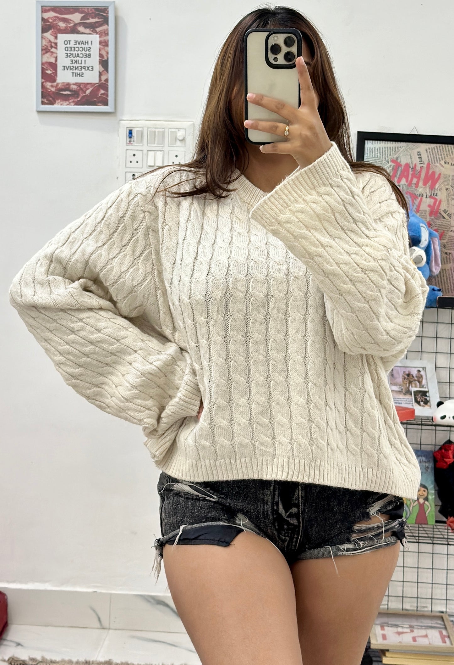 Oversized Korean sweater (42-44)