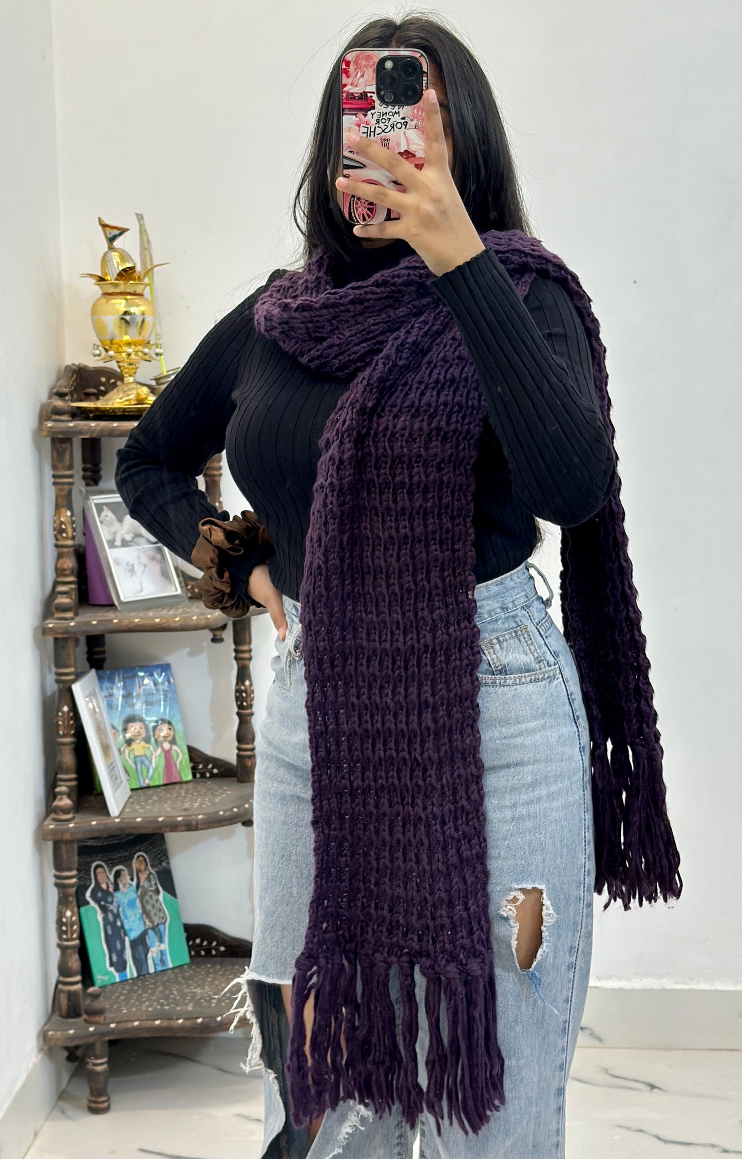 Woollen pretty muffler