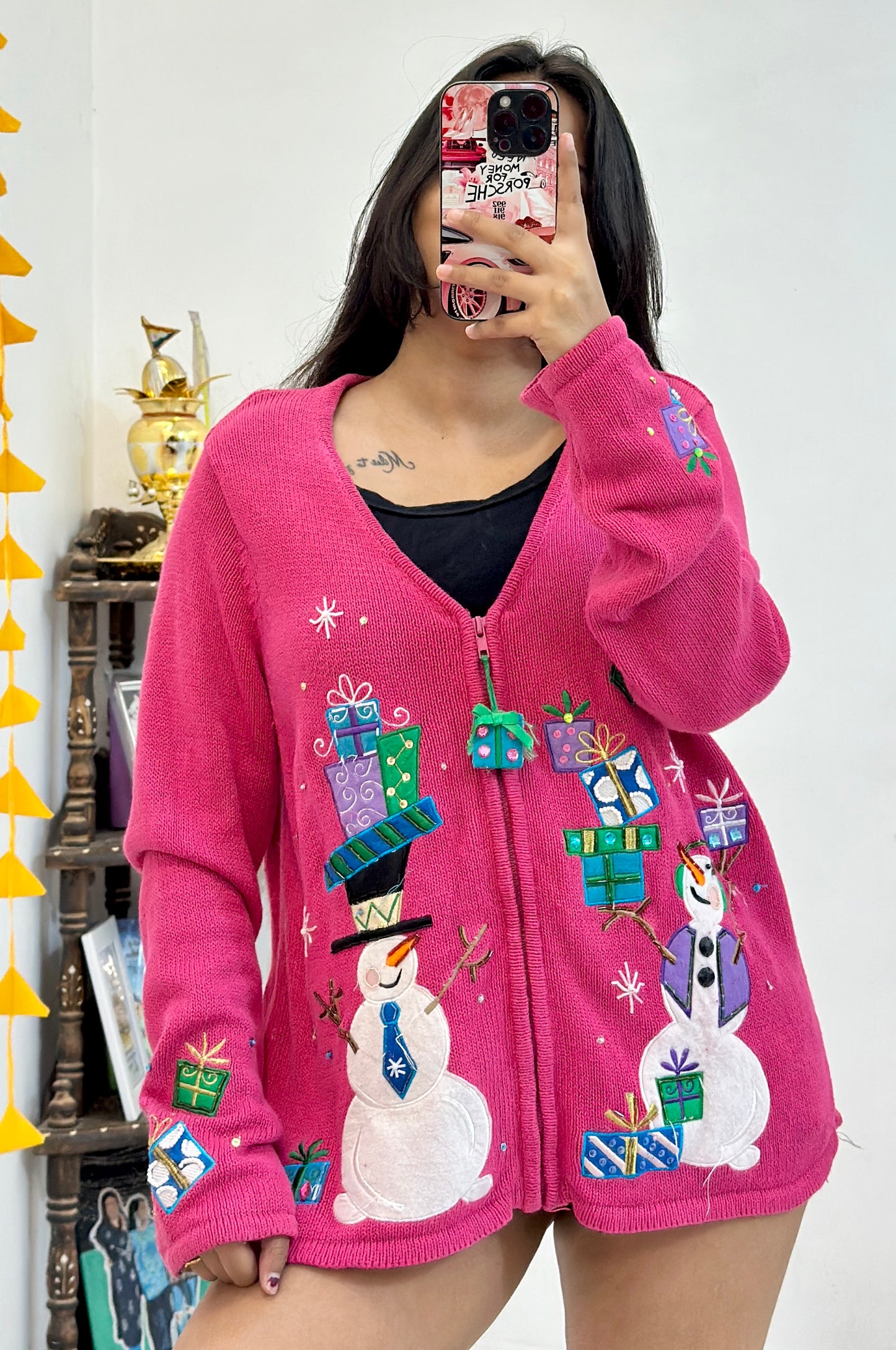 Oversized zipper sweater (40-42)