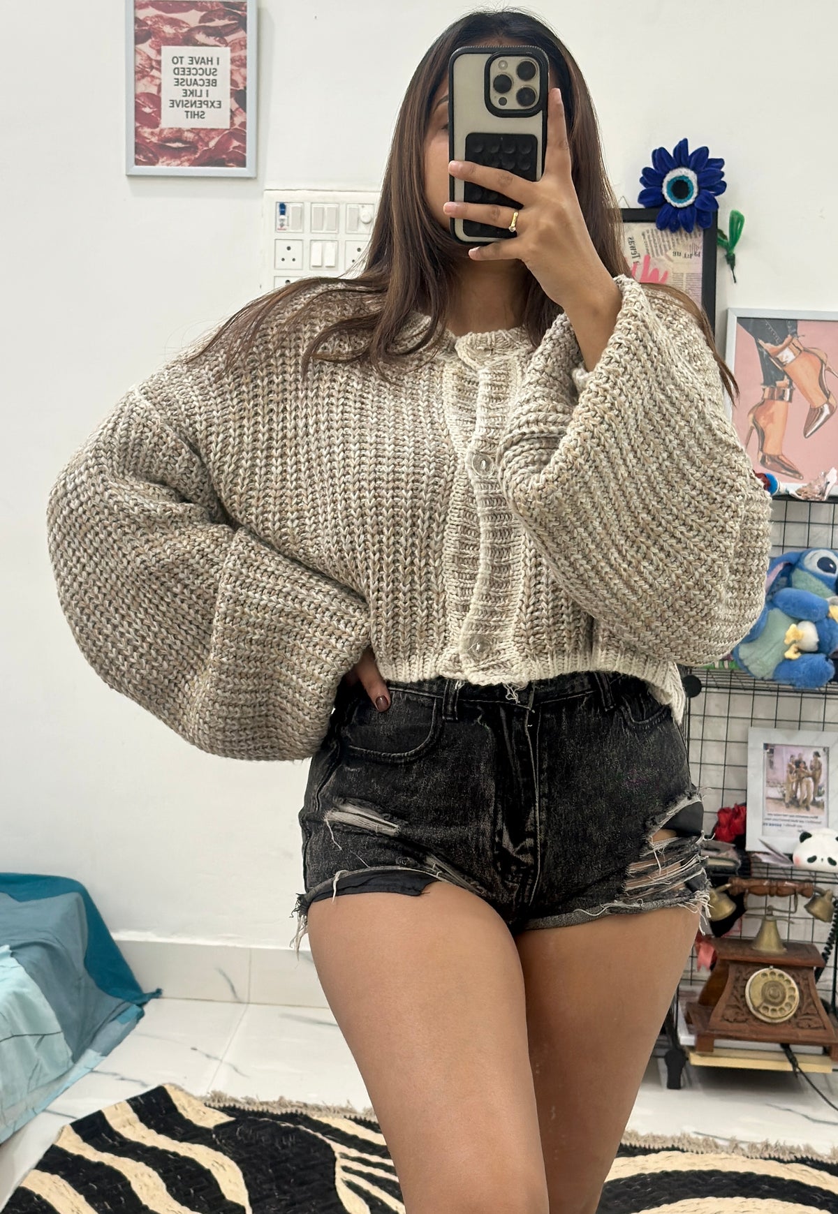 Oversized Korean cardigan (42-48)