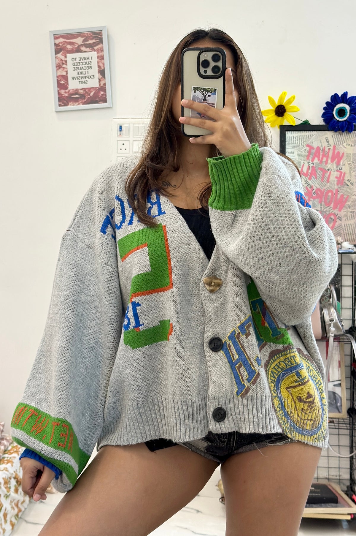 Oversized Korean sweater (freesize 50+)
