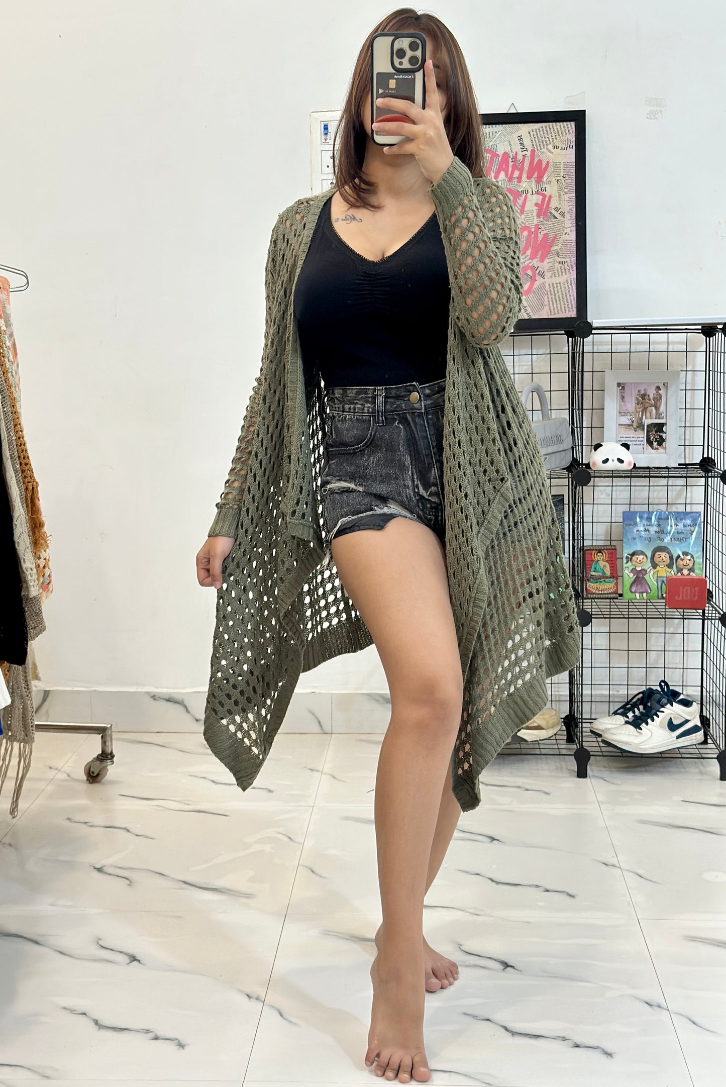 Pretty crochet shrug (38-40)