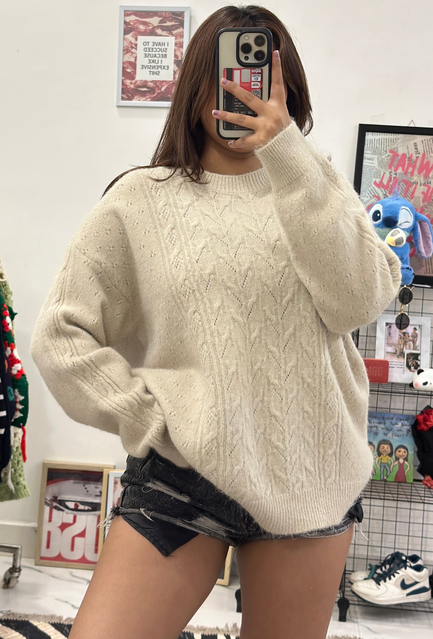 Oversized Korean sweater (44-46)