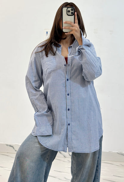 Oversized cotton shirt (40-42)