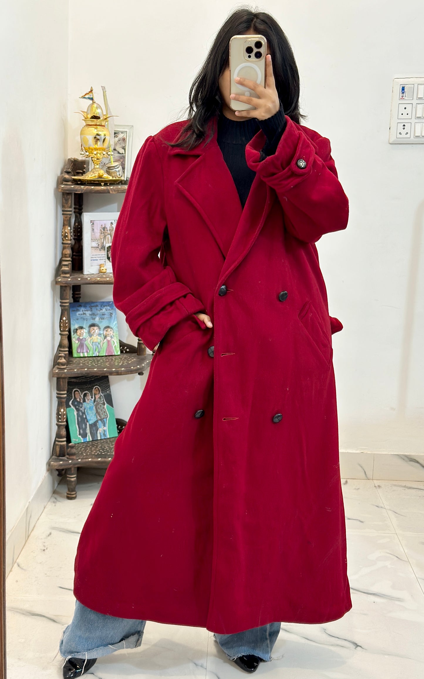 Heavy long coat (42-44)