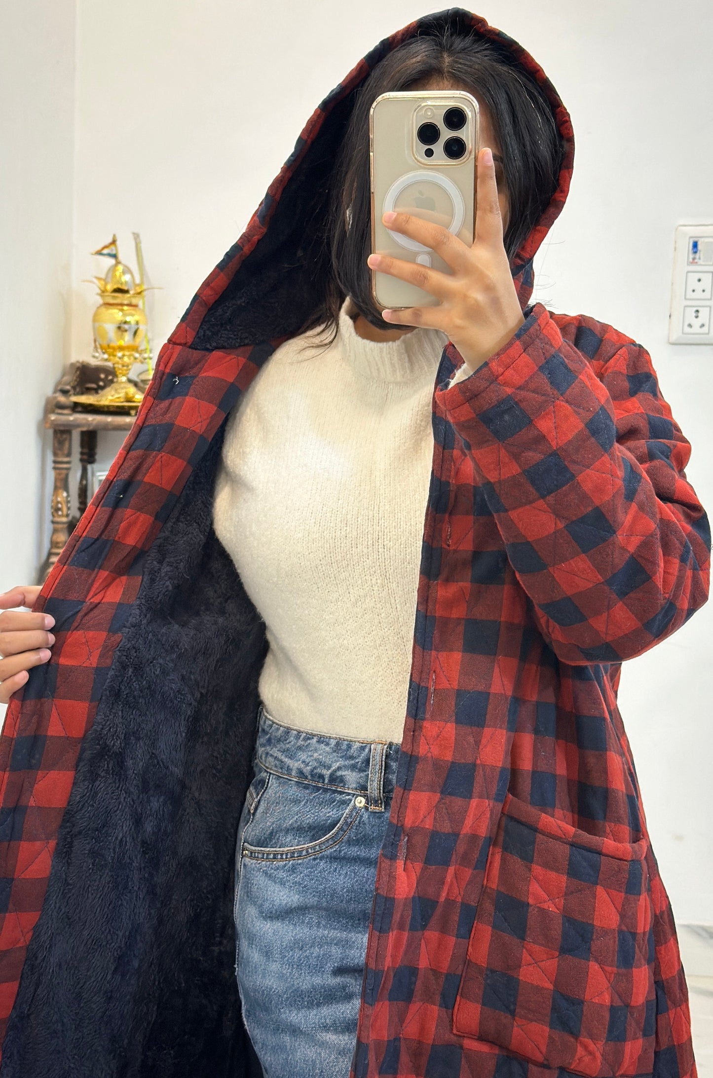 Heavy long coat (40-42)