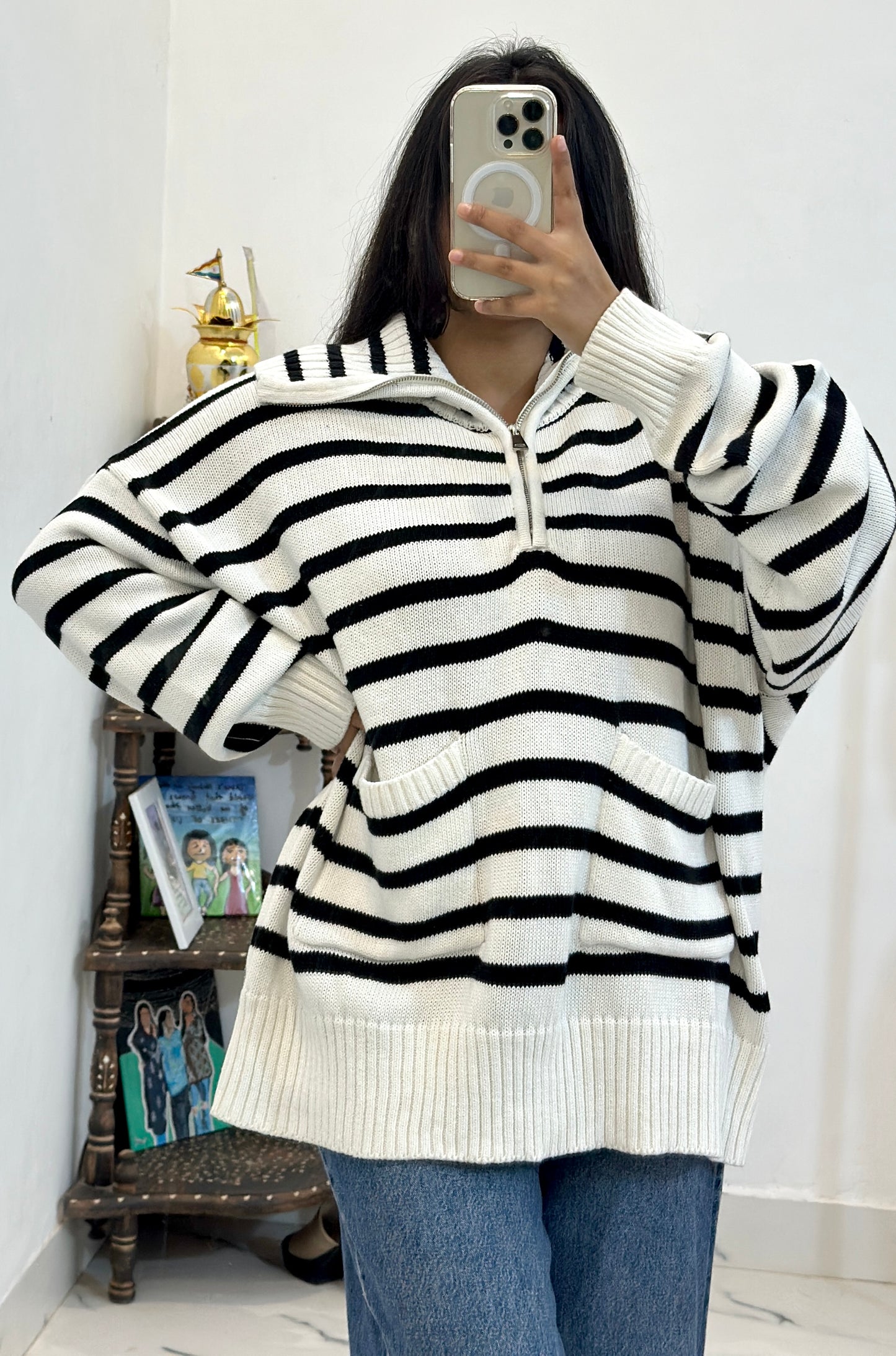 Heavy oversized Korean sweater (48-50)