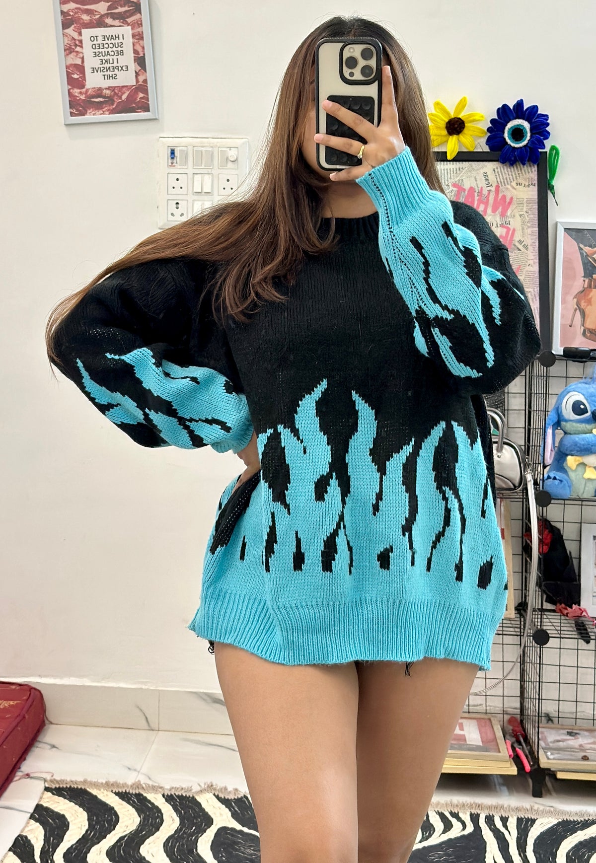 Oversized Korean sweater (42-46)