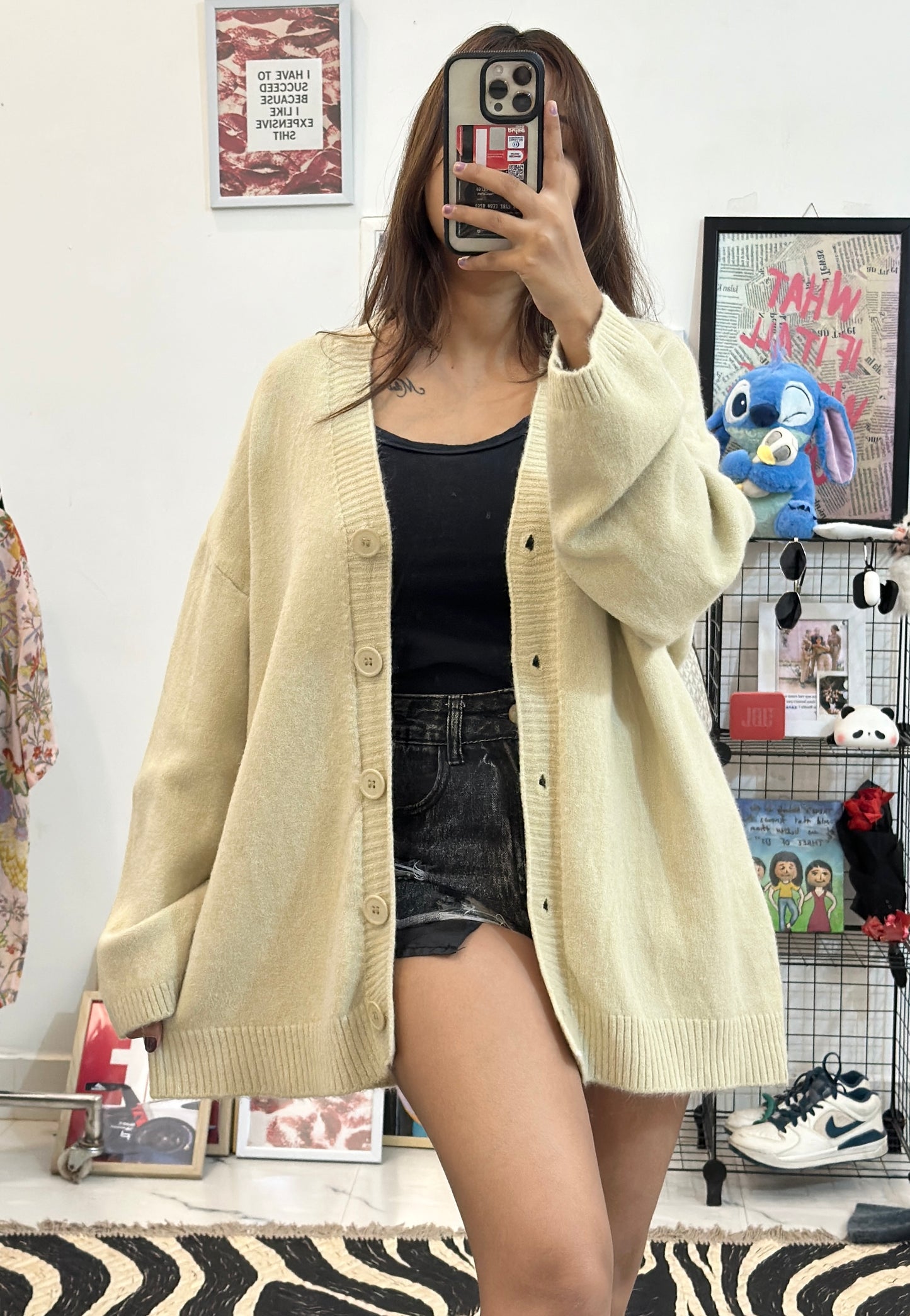Oversized Korean cardigan (46-48)