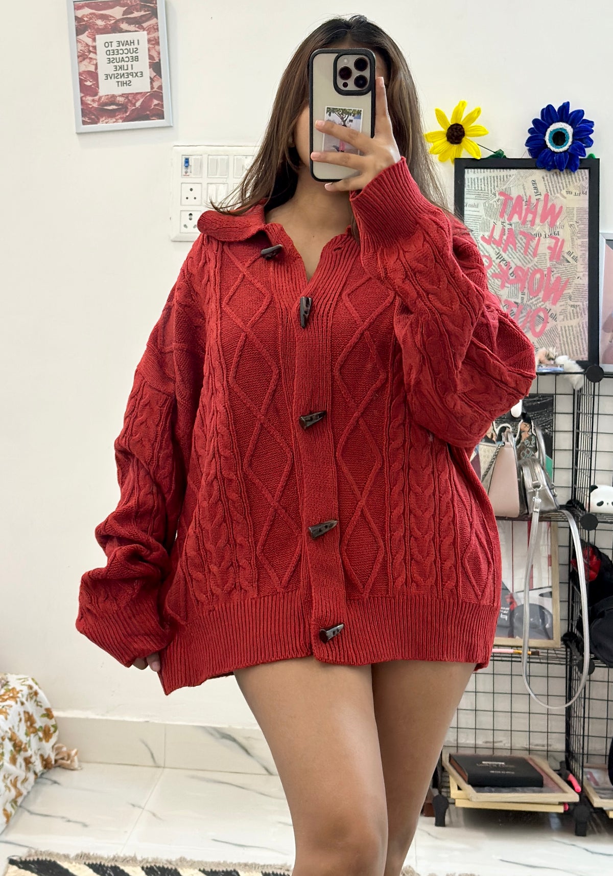 Oversized Korean cardigan (42-46)