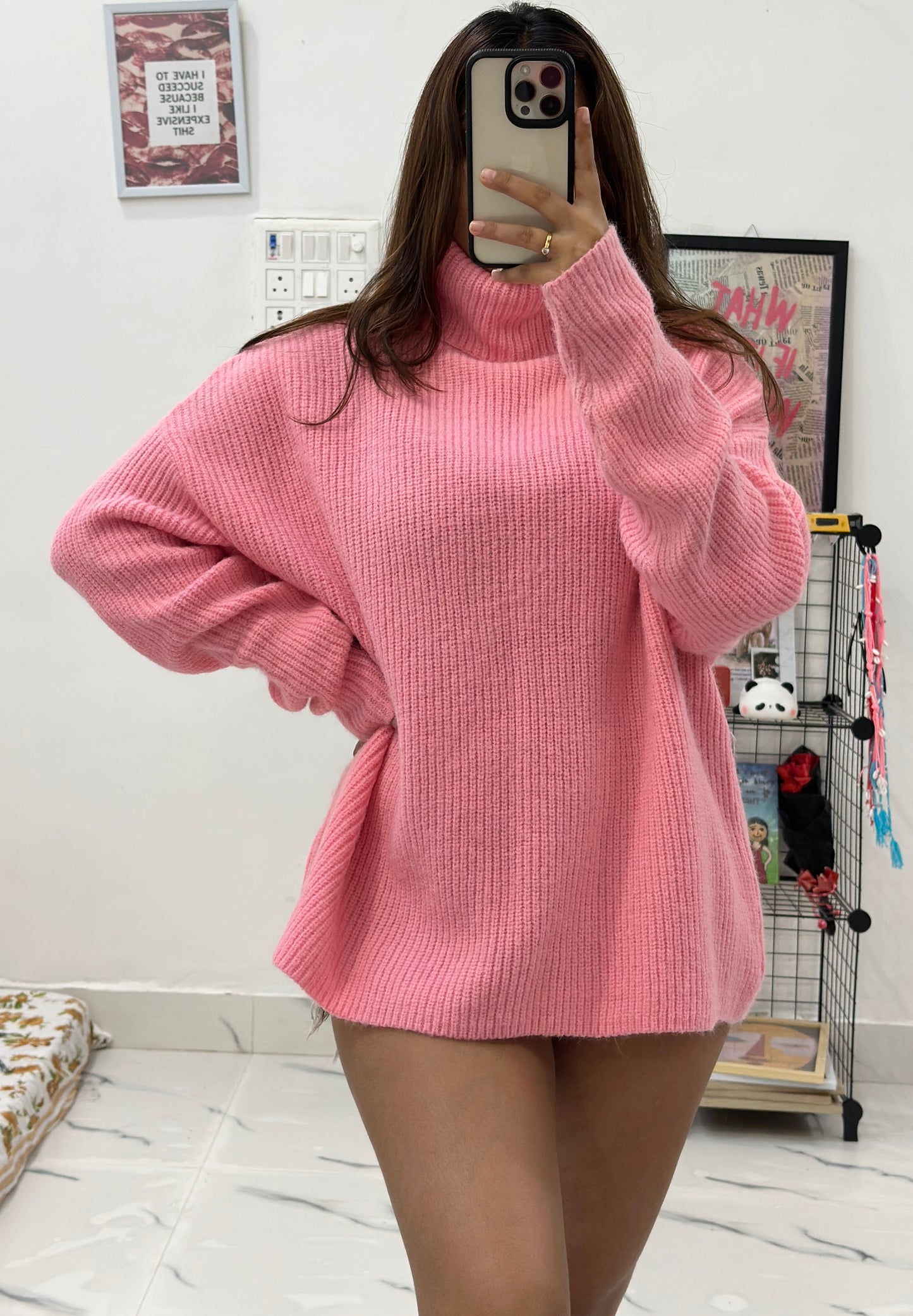 Oversized Korean high-neck (42-44)