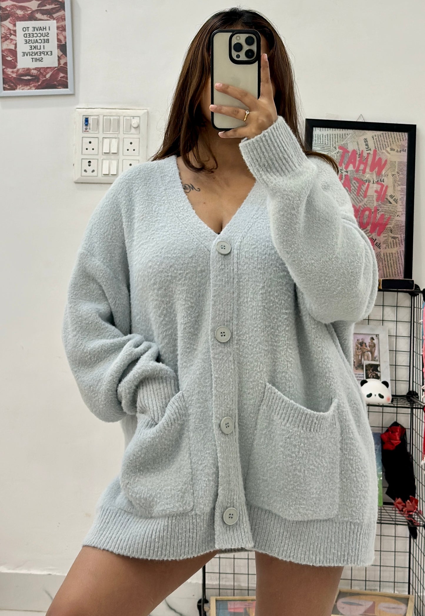 Oversized Korean cardigan (44-46)