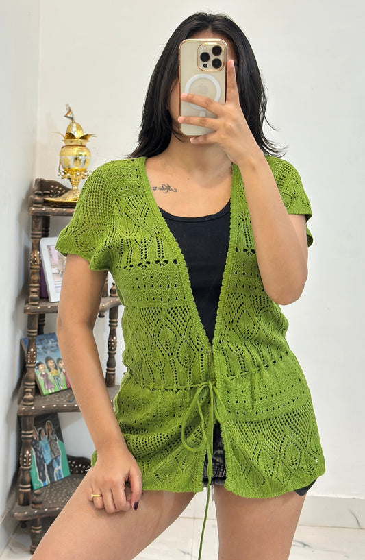 Pretty crochet top (34-38)