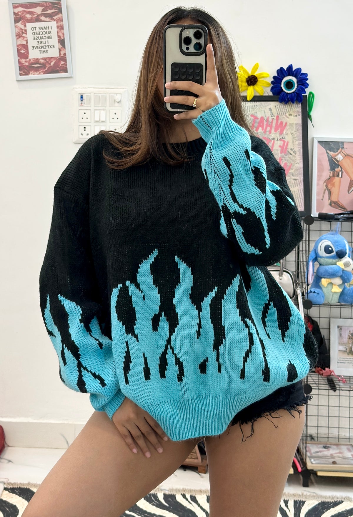 Oversized Korean sweater (42-46)