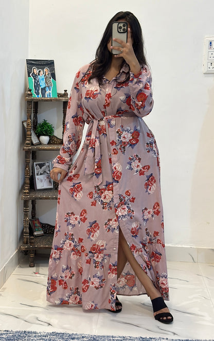 Pretty cotton floral dress