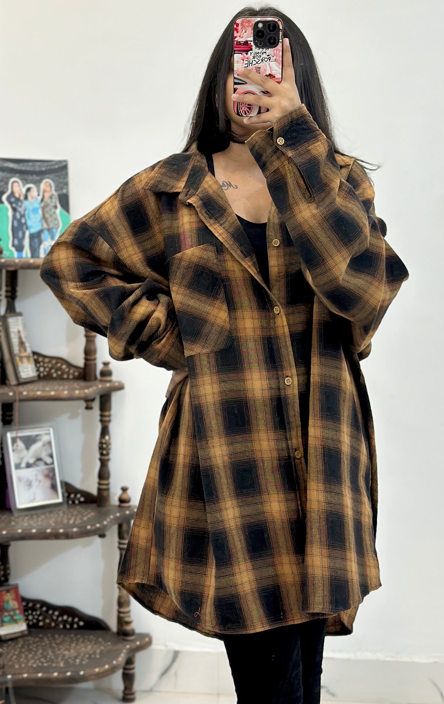 Oversized cotton shirt (2-3XL)