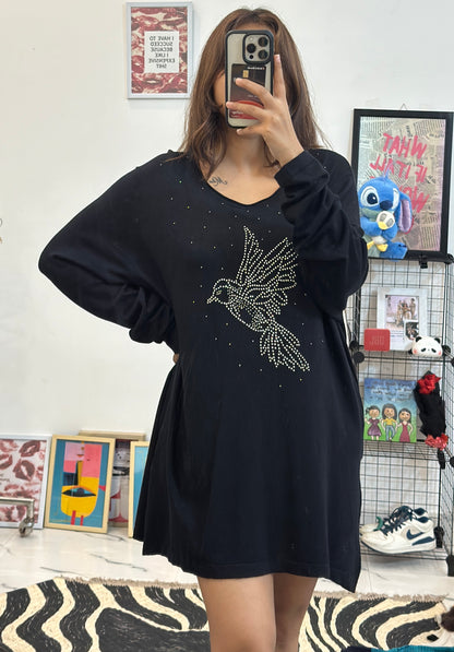 Oversized woollen top (46-48)