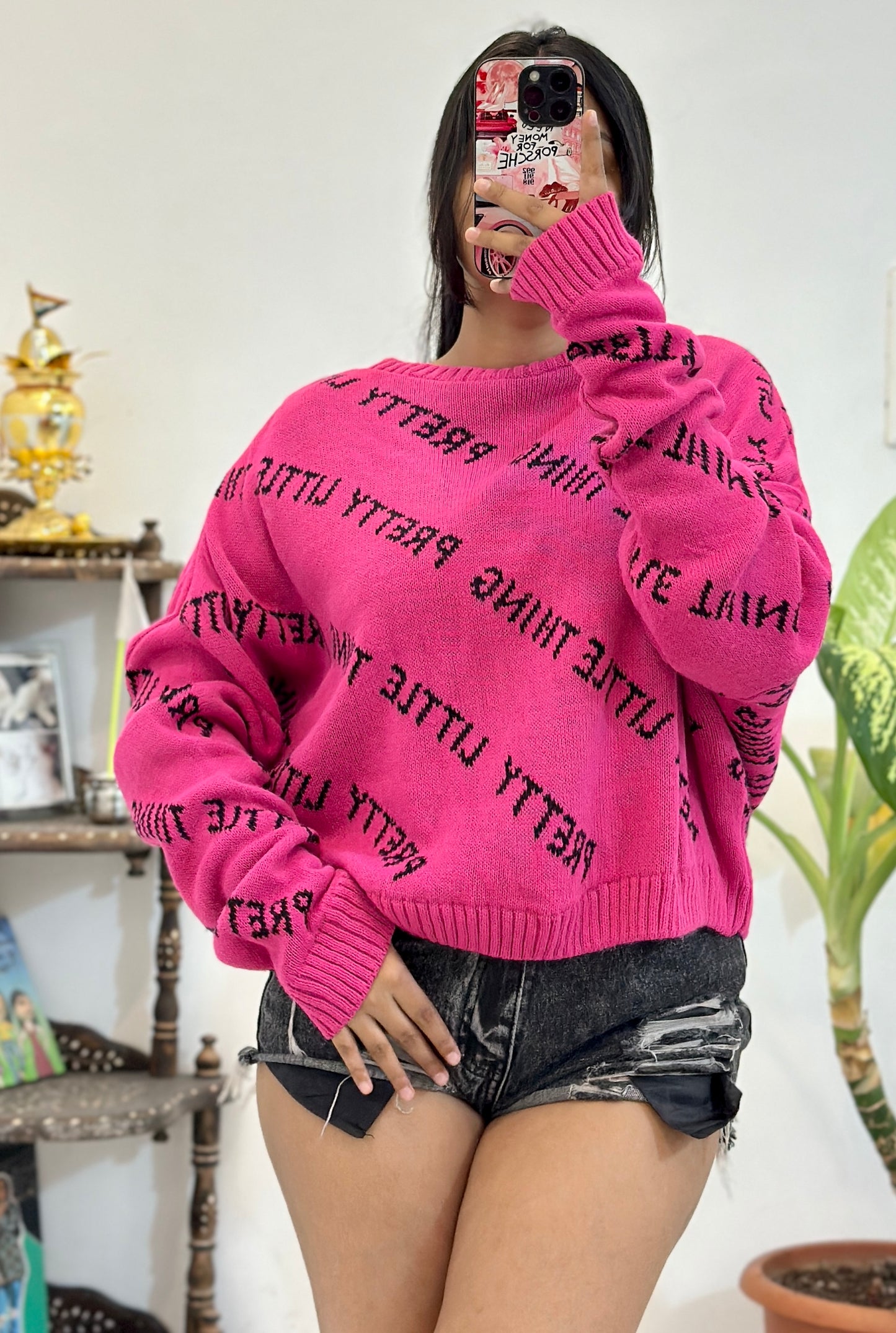 Korean oversized sweater (upto 48)