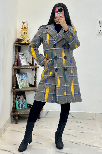 Heavy korean long coat (32-34)