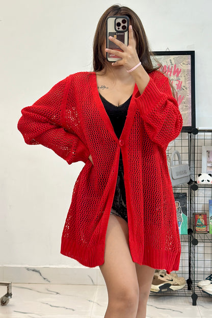 Oversized crochet cardigan (46-48)