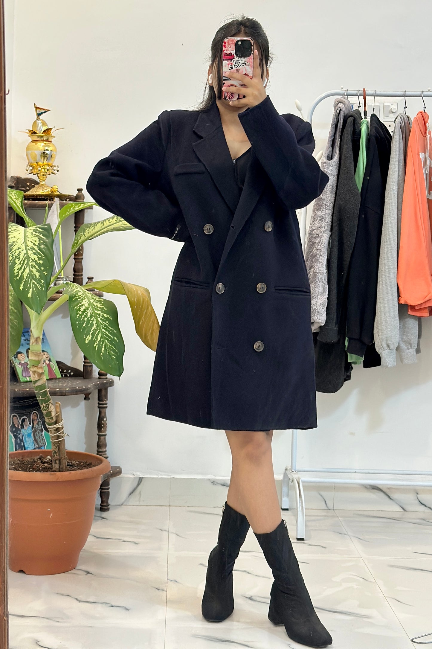 Heavy long coat (40-42)