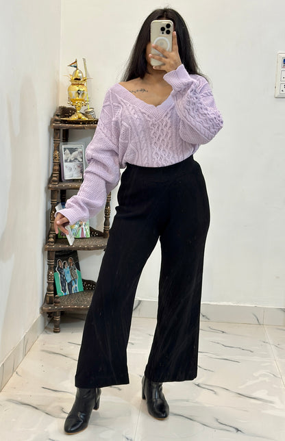 Pretty cord (freesize sweater , 26-28 pants )