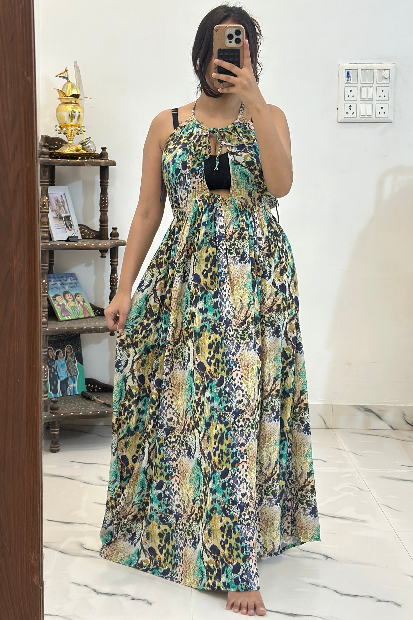 Pretty cotton dress (40-42)