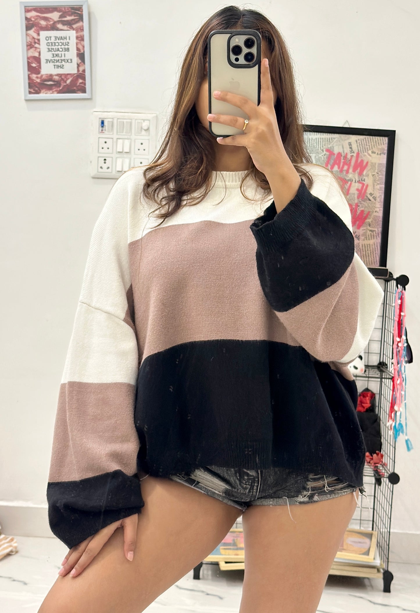Oversized Korean sweater (44-46)
