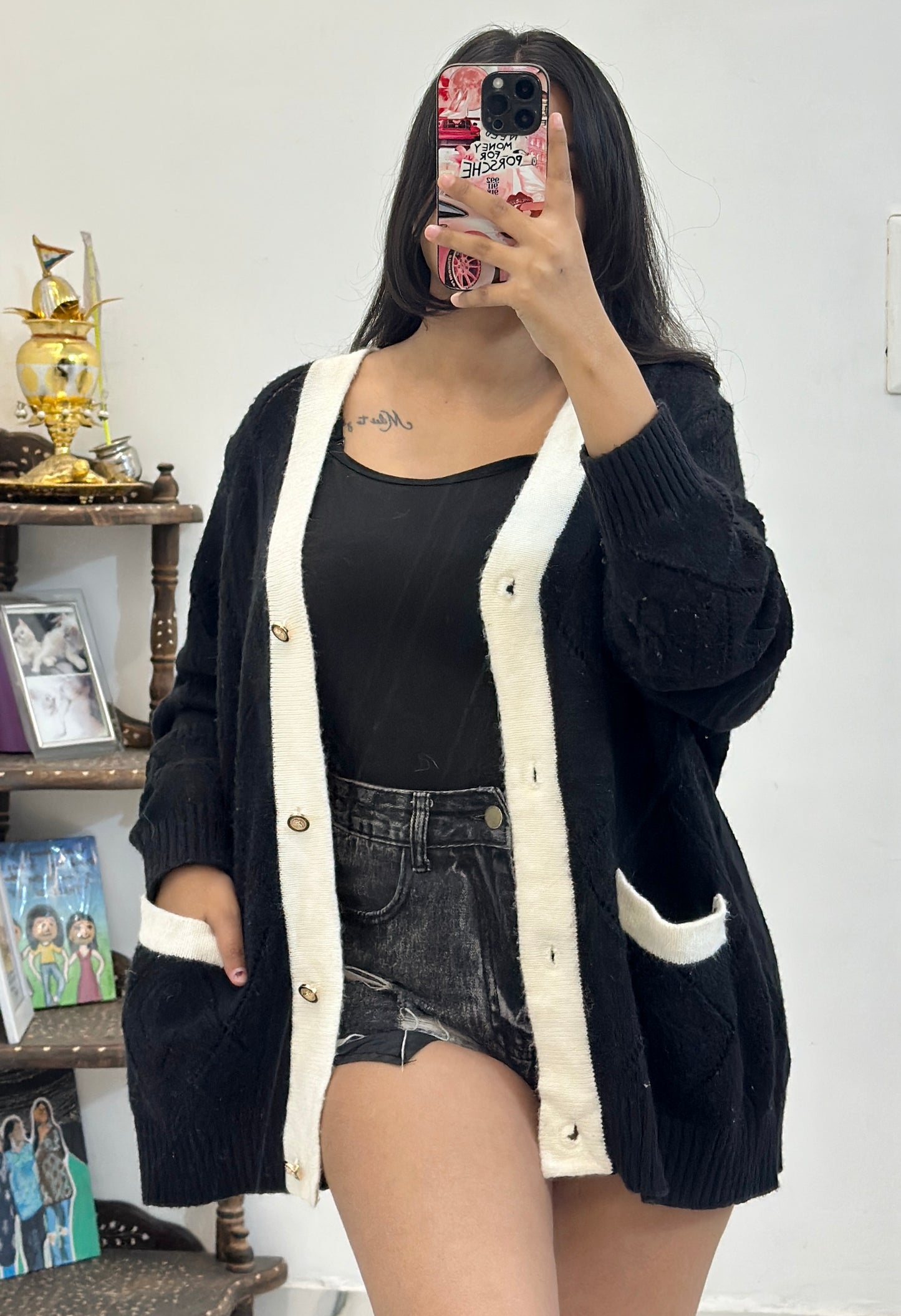 Korean oversized cardigan (44-46)