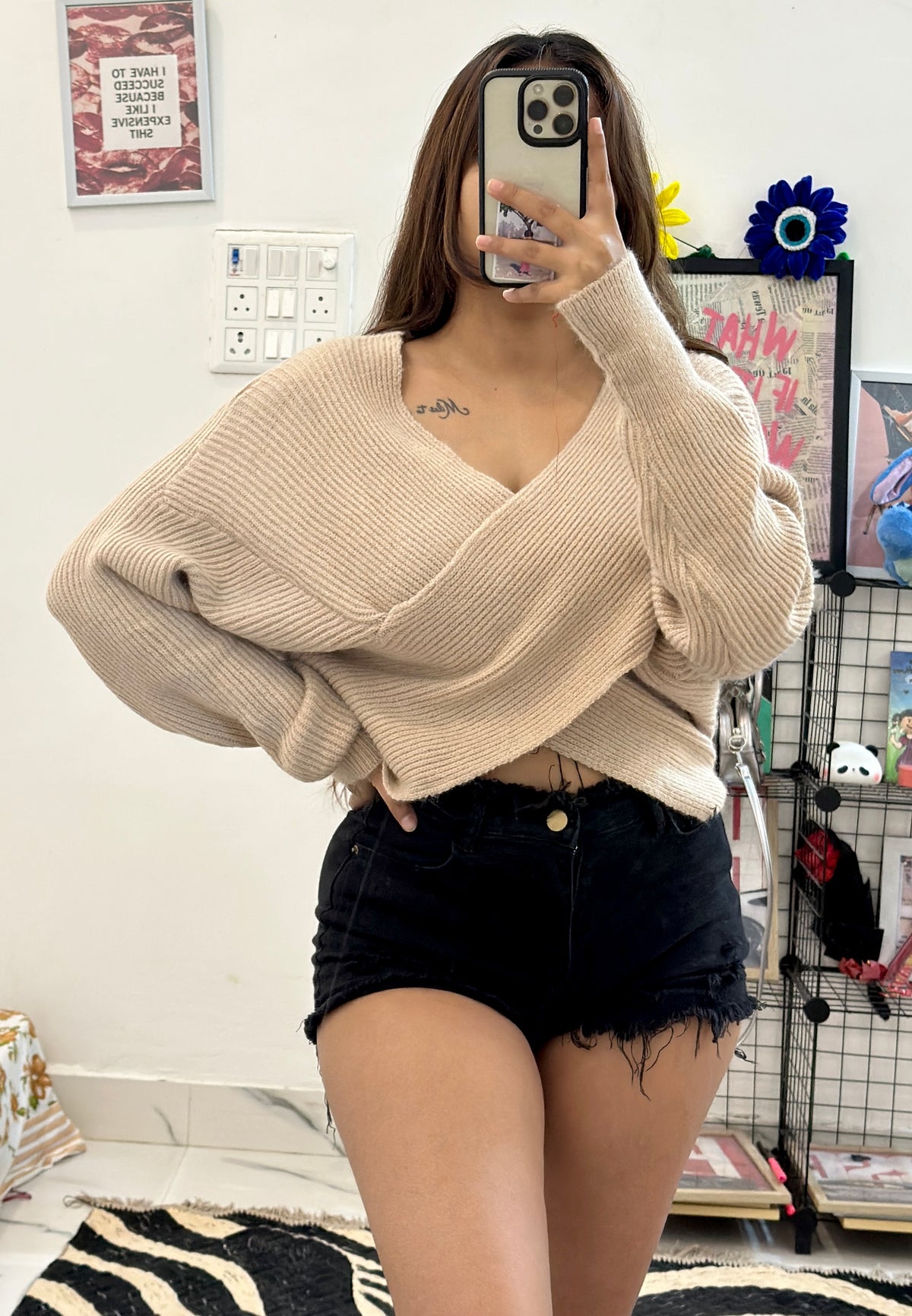 Oversized Korean sweater (38-42)