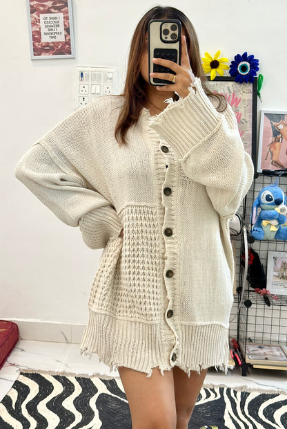 Oversized Korean cardigan (44-48)
