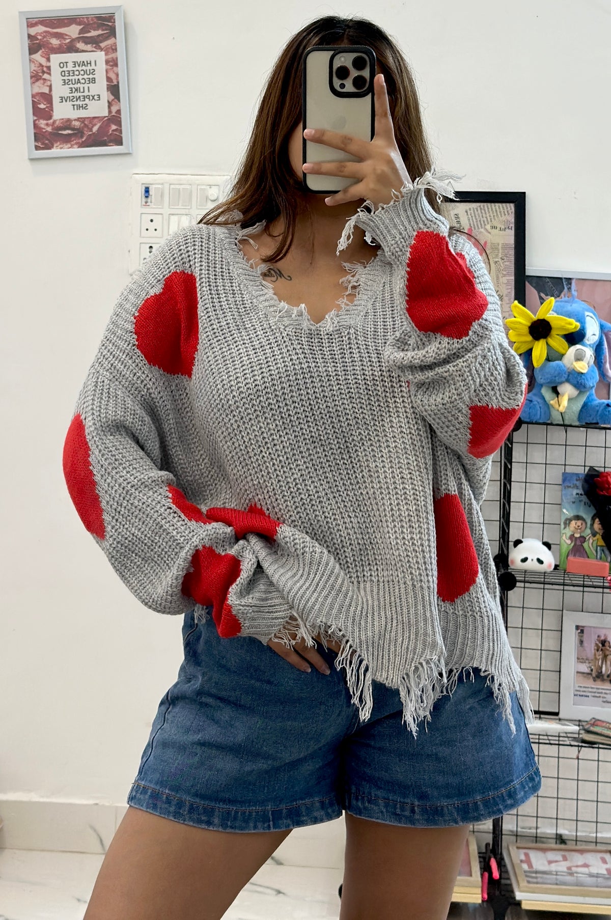 Oversized Korean sweater (42-46)