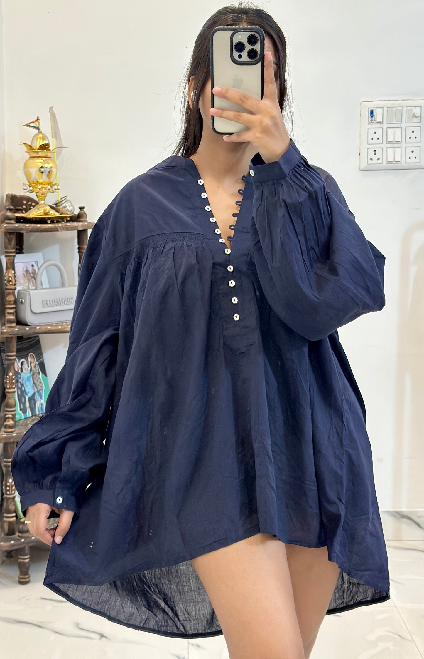 Oversized cotton top (46-48)