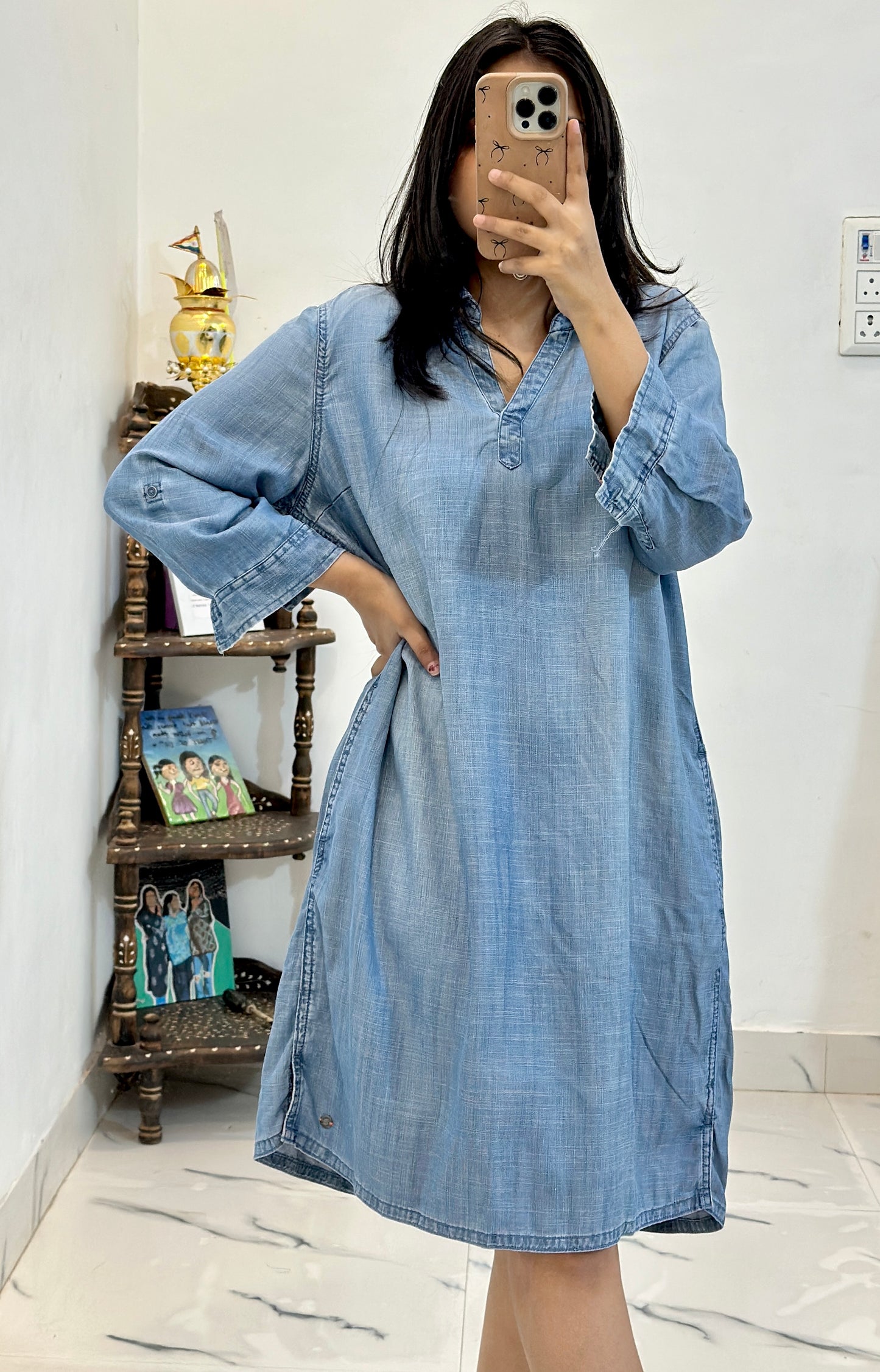 Denim dress (36-38)