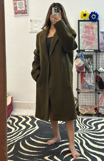 Oversized long coat (40-42)